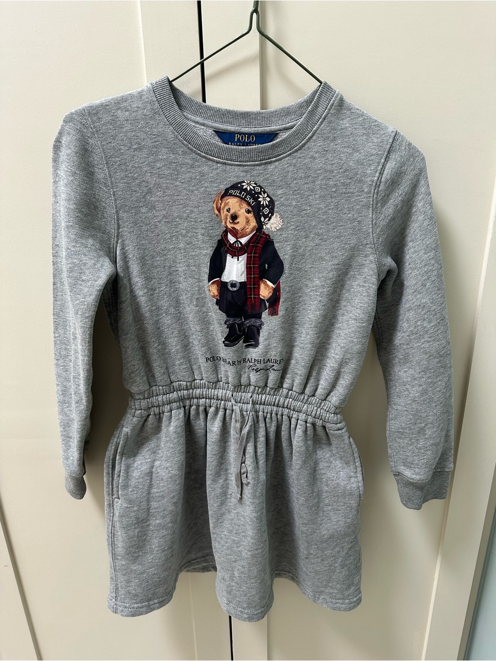 Polo by Ralph Lauren Gray Bear Graphic Sweatshirt